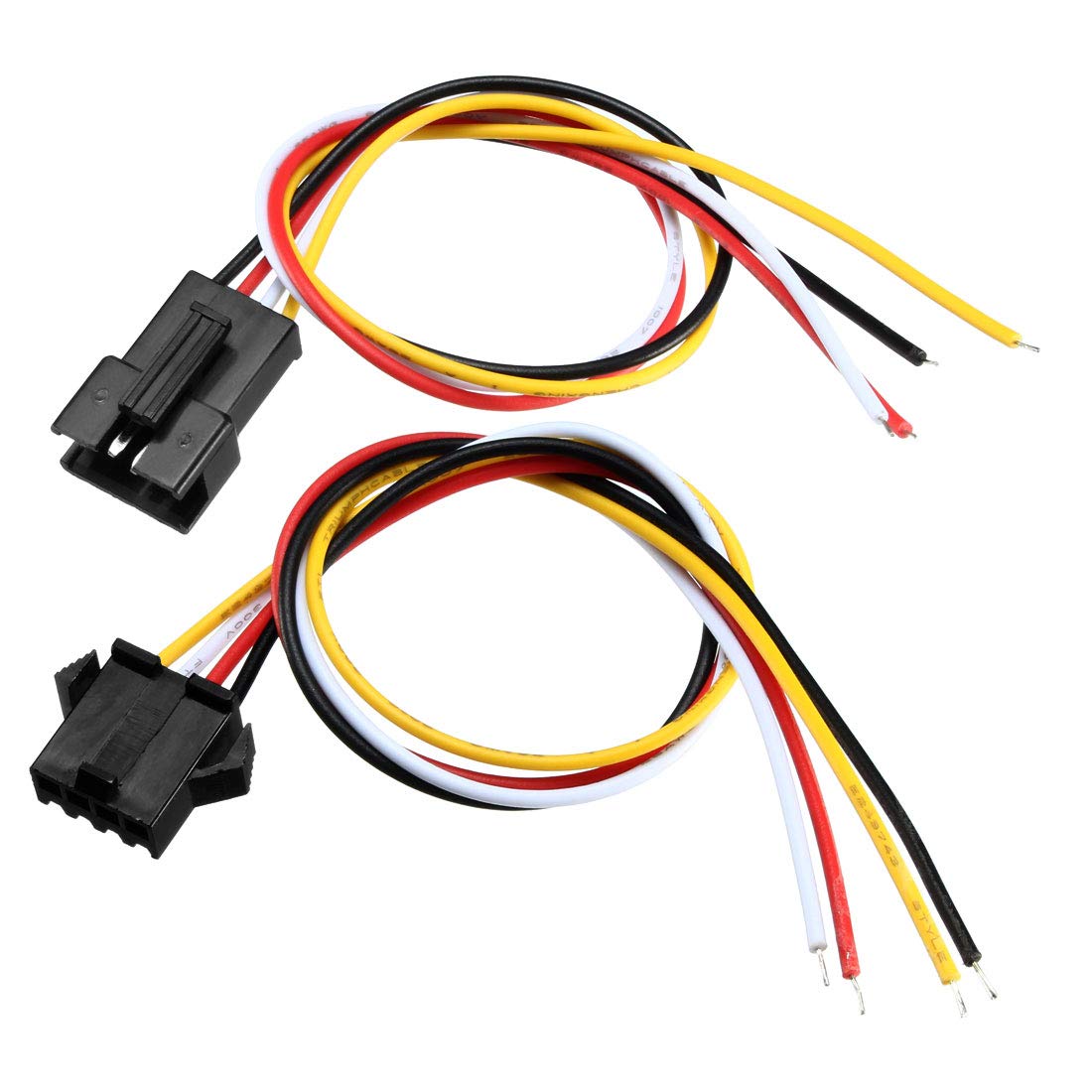 Amazon.com: uxcell 4Pairs SM Connector 4P 2.54mm Pitch EL Wire